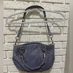 Coach Blue-Gray Shimmer Women's Bag